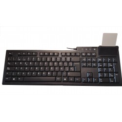 Teclado con lector chip